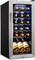 Schmecke 18-Bottle Wine Fridge, Freestanding Wine Refrigerator, Small Wine Cooler
